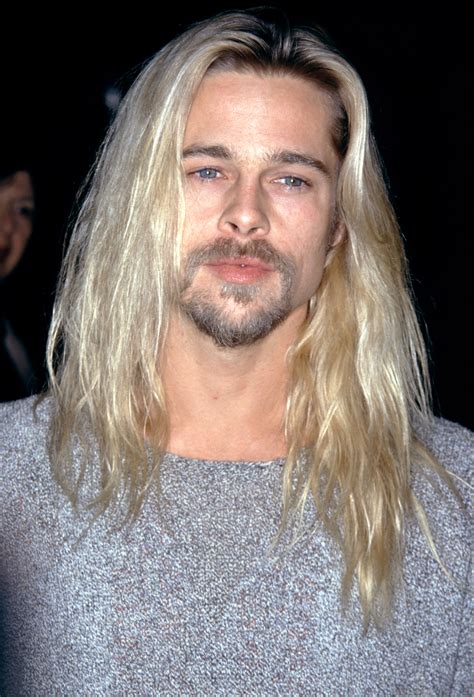 what's brad pitt's natural hair color